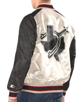 Renegade Texas Rangers White and Black Jacket