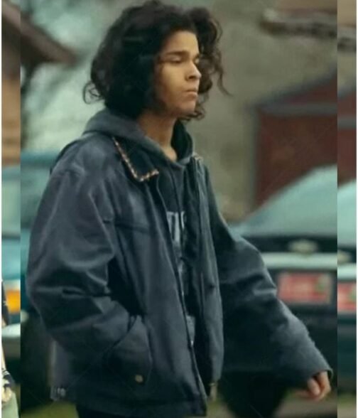 D’Pharaoh Woon-A-Tai Reservation Dogs Grey Cotton Jacket - Image 4