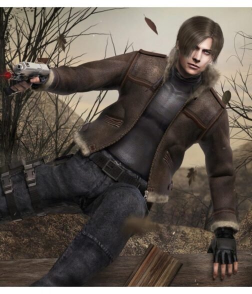 RE4 Leon Leather Jacket - Image 8