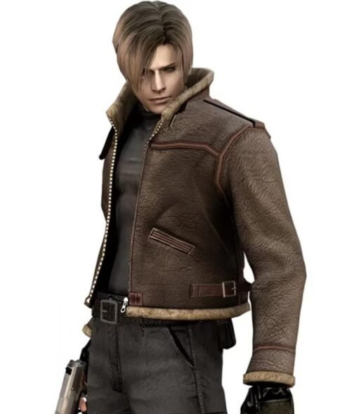 RE4 Leon Leather Jacket - Image 6