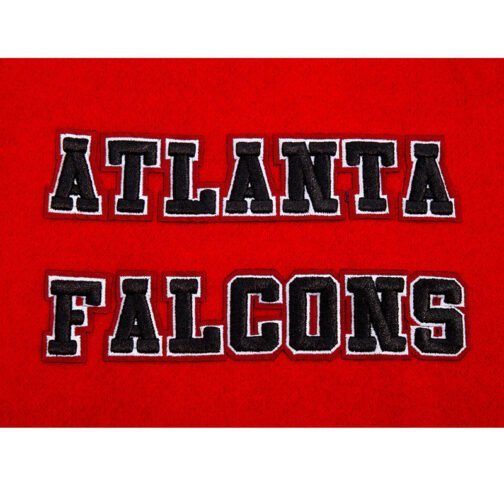 Retro Atlanta Falcons Classic Rib Varsity Jacket - Image 11
