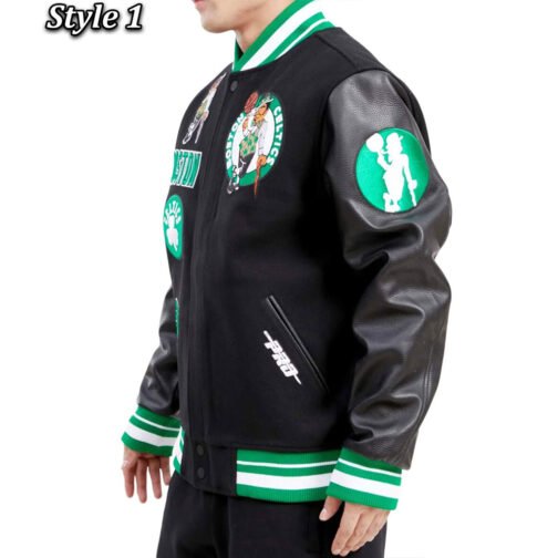 Boston Celtics Retro Classic Varsity Jacket - Image 12