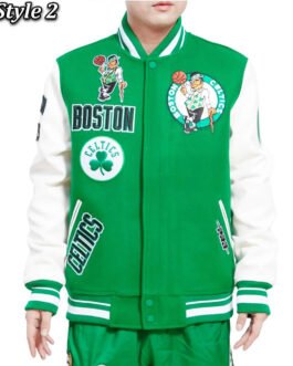 Boston Celtics Retro Classic Varsity Jacket