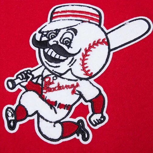 Cincinnati Reds Retro Classic Rib Varsity Jacket - Image 12