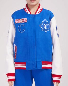 Retro Classic Rib Montreal Canadiens Varsity Jacket