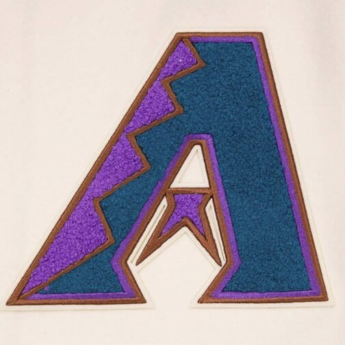 Arizona Diamondbacks Retro Classic Rib Varsity Jacket - Image 8