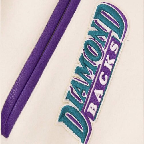 Arizona Diamondbacks Retro Classic Rib Varsity Jacket - Image 10