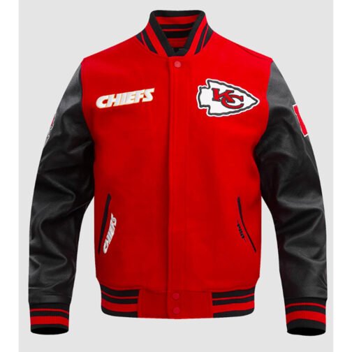 Kansas City Chiefs Retro Classic Rib Varsity Jacket - Image 2