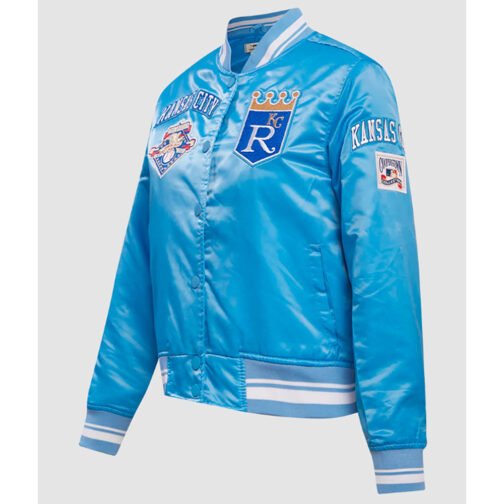 Kansas City Royals Retro Classic Rib Jacket - Image 3