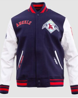 Los Angeles Angels Retro Classic Rib Varsity Jacket