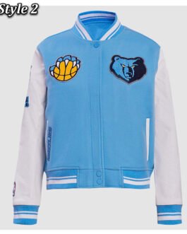 Memphis Grizzlies Retro Classic Rib Varsity Jacket