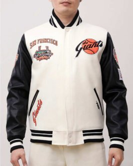 San Francisco Giants Retro Classic Rib Varsity Jacket