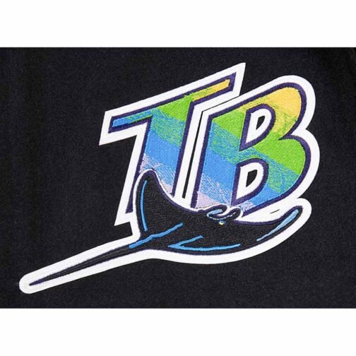 Tampa Devil Rays Retro Classic Rib Varsity Jacket - Image 18