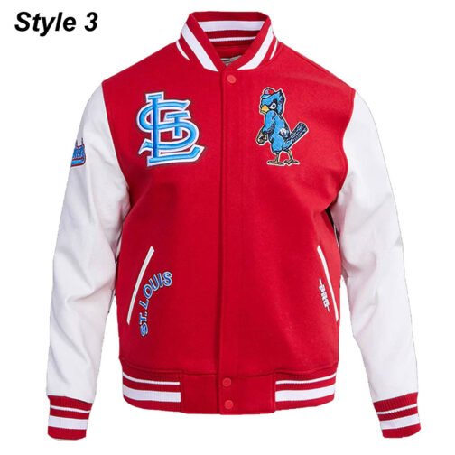 St. Louis Cardinals Retro Classic Varsity Jacket - Image 3