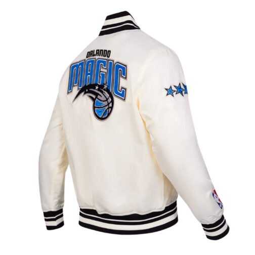 Retro Orlando Magic Classic Rib Satin Jacket - Image 4