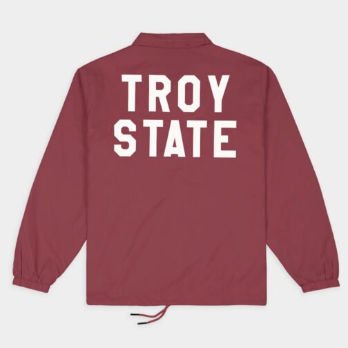 Retro Troy State Trojans Football Coaches Jacket - Image 2