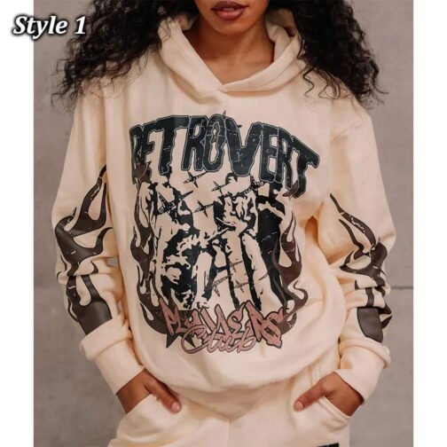 Retrovert Flame Hoodie - Image 5