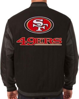 Men’s San Francisco Reversible 49ers Varsity Jacket