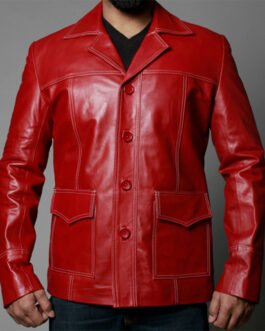 Choose Love Avan Jogia Red Leather Jacket