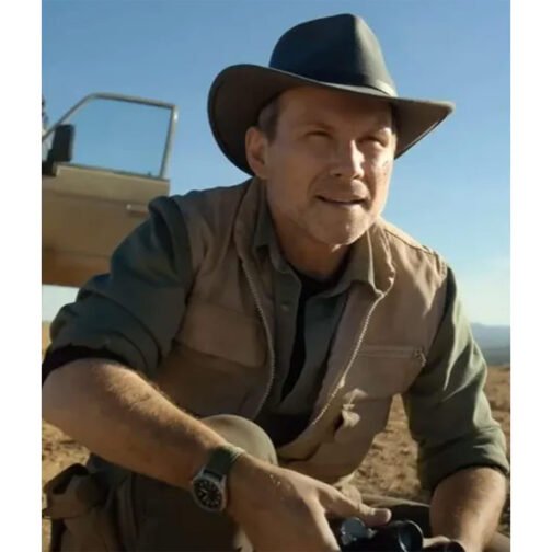 Christian Slater Chupa Beige Vest