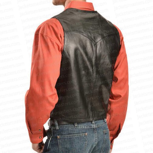 Jake Foy Ride Leather Vest - Image 3