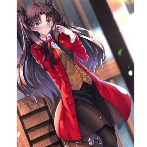 Rin Tohsaka The Holy Grail War Wool Coat - Image 5
