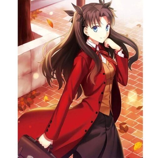 Rin Tohsaka The Holy Grail War Wool Coat - Image 2
