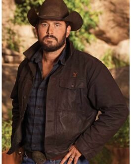 Cole Hauser Yellowstone Black Cotton Jacket