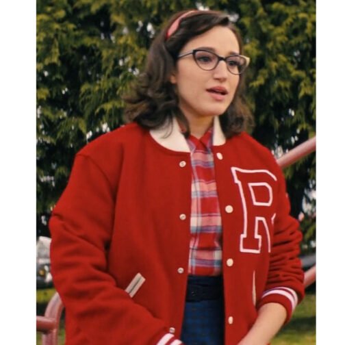 Rise of The Pink Ladies Grease Letterman Jacket - Image 2