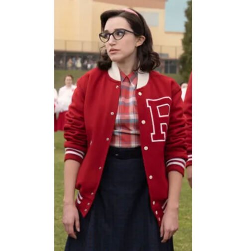 Rise of The Pink Ladies Grease Letterman Jacket - Image 8