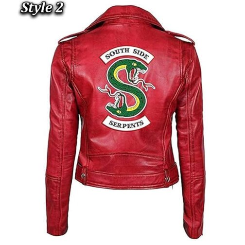 Cheryl Blossom Southside Serpents Red Jacket - Image 2