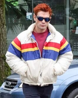 KJ Apa Riverdale Star Puffer Colorful Jacket