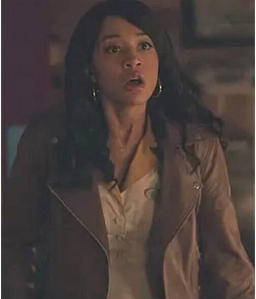 Riverdale Season 06 Erinn Westbrook Brown Leather Jacket - Image 4