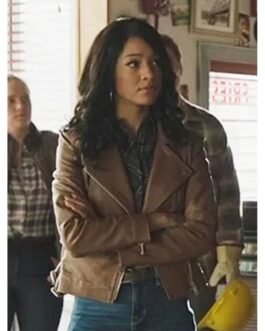 Riverdale Season 06 Erinn Westbrook Brown Leather Jacket