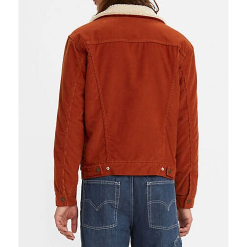 Riverdale S06 K.J. Apa Corduroy Sherpa Trucker Jacket - Image 3