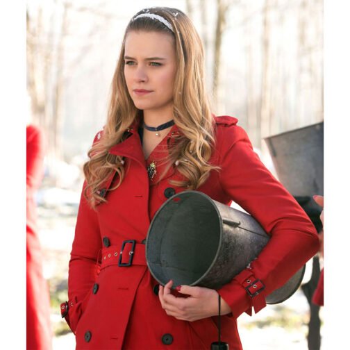 Riverdale Tiera Skovbye Red Coat - Image 2