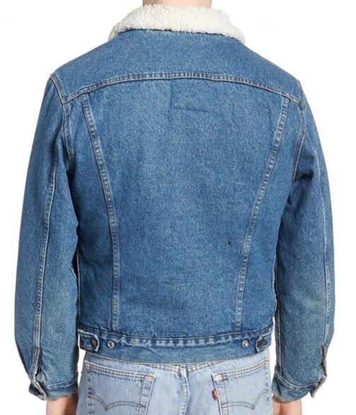Tommy O’Brien Road to Perth Shearling Denim Jacket - Image 3