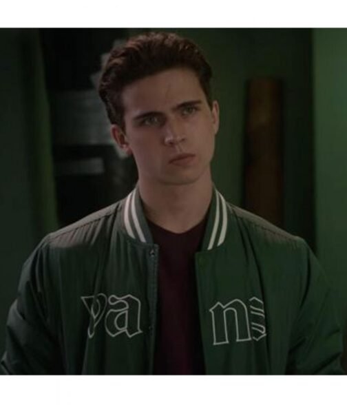 Cobra Kai S04 Tanner Buchanan Green Bomber Jacket - Image 7
