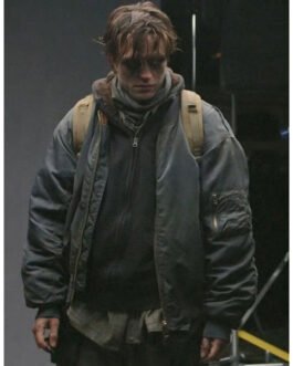 The Batman Robert Pattinson Bomber Gray Jacket