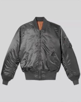 The Batman Robert Pattinson Bomber Gray Jacket