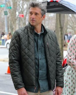 Disenchanted Patrick Dempsey Puffer Green Jacket