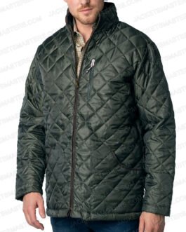 Disenchanted Patrick Dempsey Puffer Green Jacket