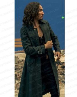 Robert Sheehan The Umbrella Academy S03 Black Wool Coat