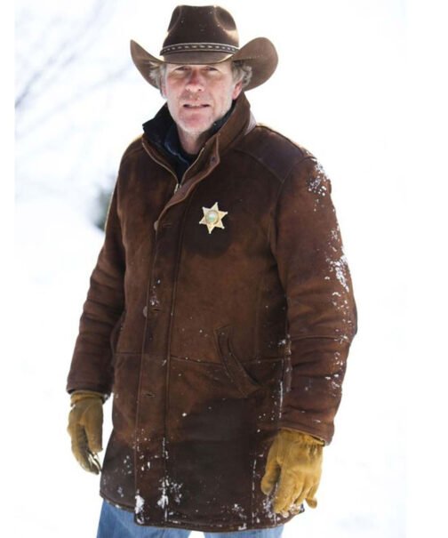 Robert Taylor Sheriff Longmire Suede Coat - Image 2