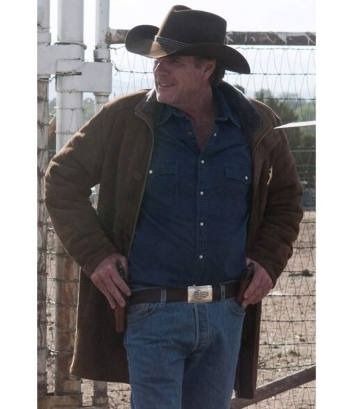 Robert Taylor Sheriff Longmire Suede Coat - Image 19