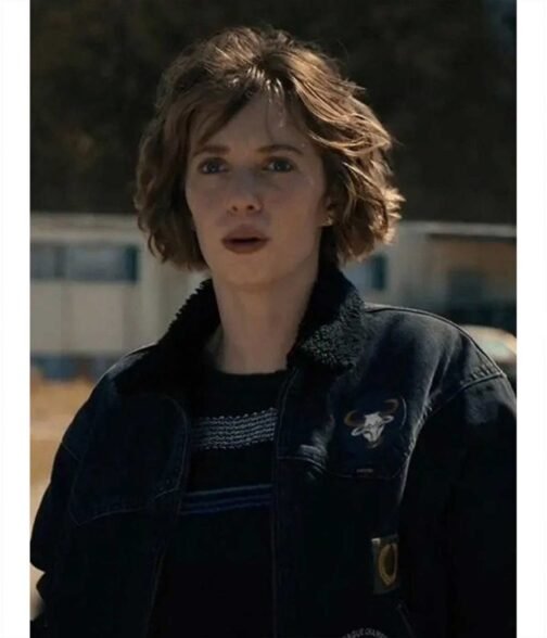 Maya Hawke Stranger Things S04 Denim Jacket - Image 11
