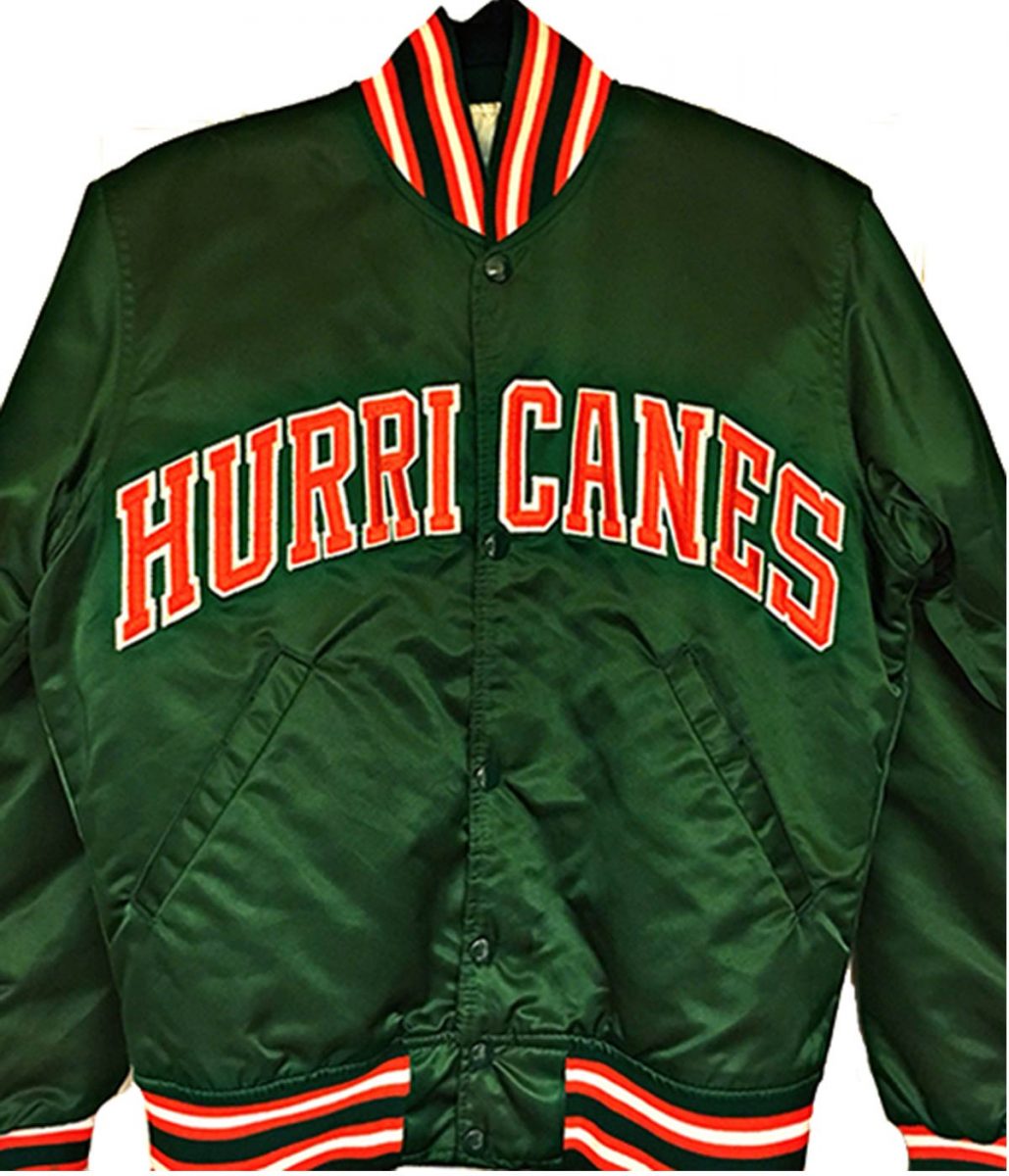Young Rock Miami Hurricanes Green Jacket - Image 4