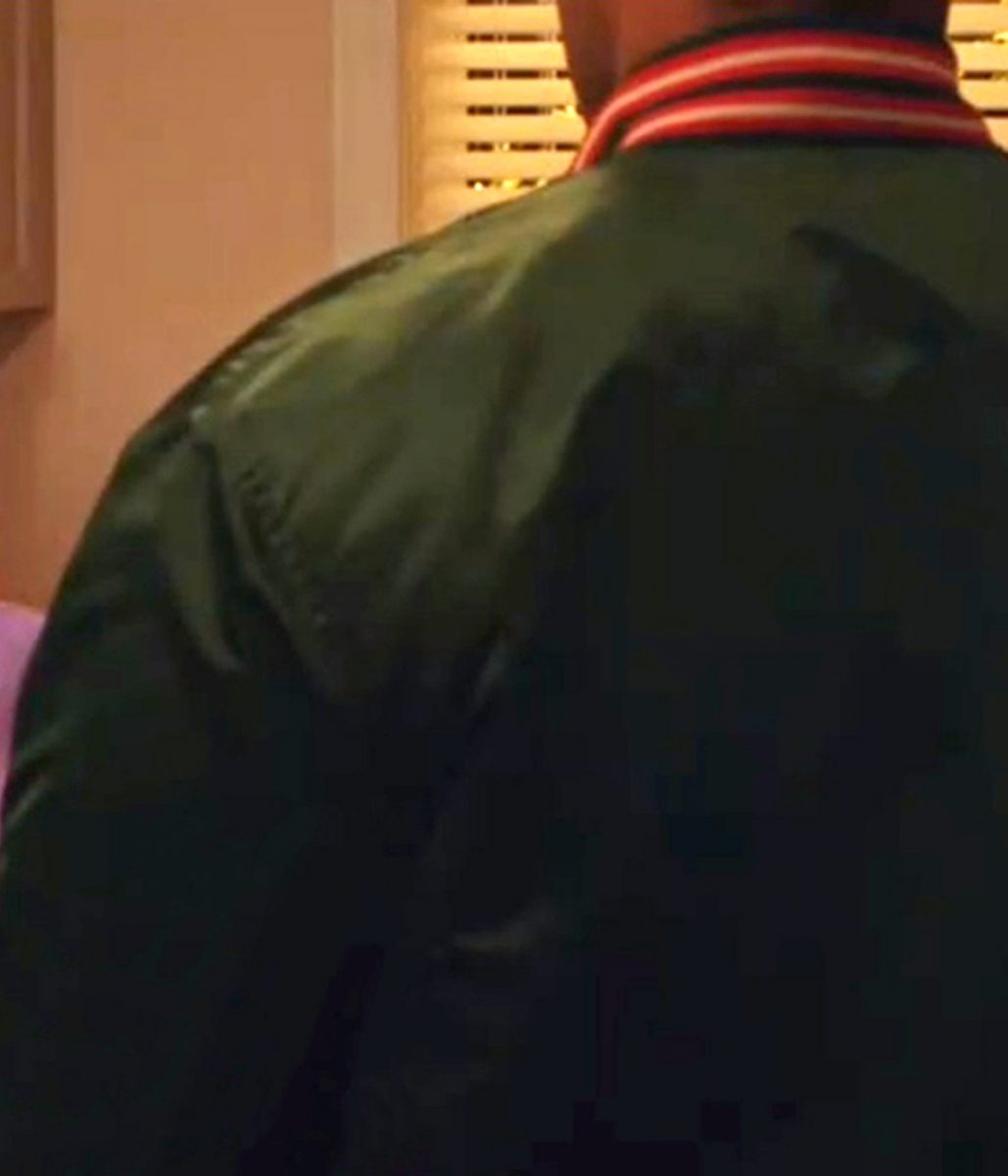 Young Rock Miami Hurricanes Green Jacket - Image 6