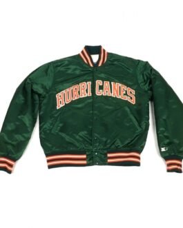 Young Rock Miami Hurricanes Green Jacket