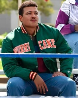 Young Rock Miami Hurricanes Green Jacket